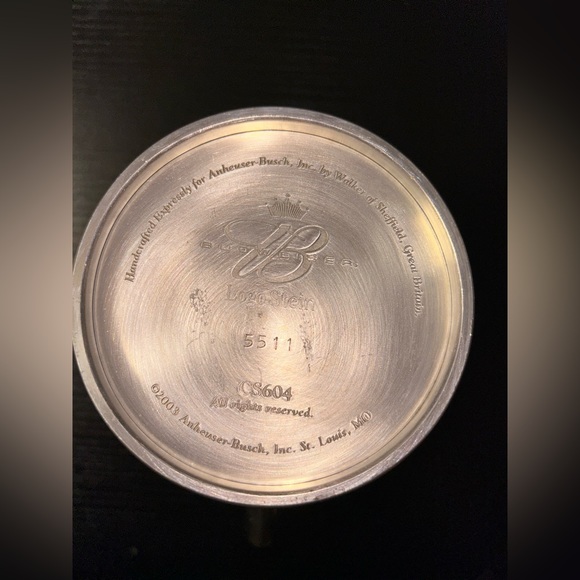 Budweiser Anheuser Busch Logo Stein Collection 5511. CS604 Year 2003 - Picture 5 of 7